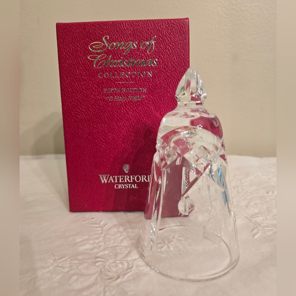Waterford Crystal Songs Of Christmas  "Oh Holy Night" Bell In Origional Box 2000